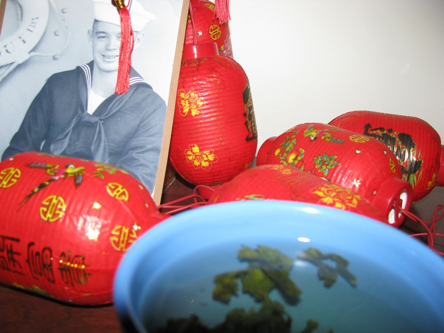 31 cups of oolong tea